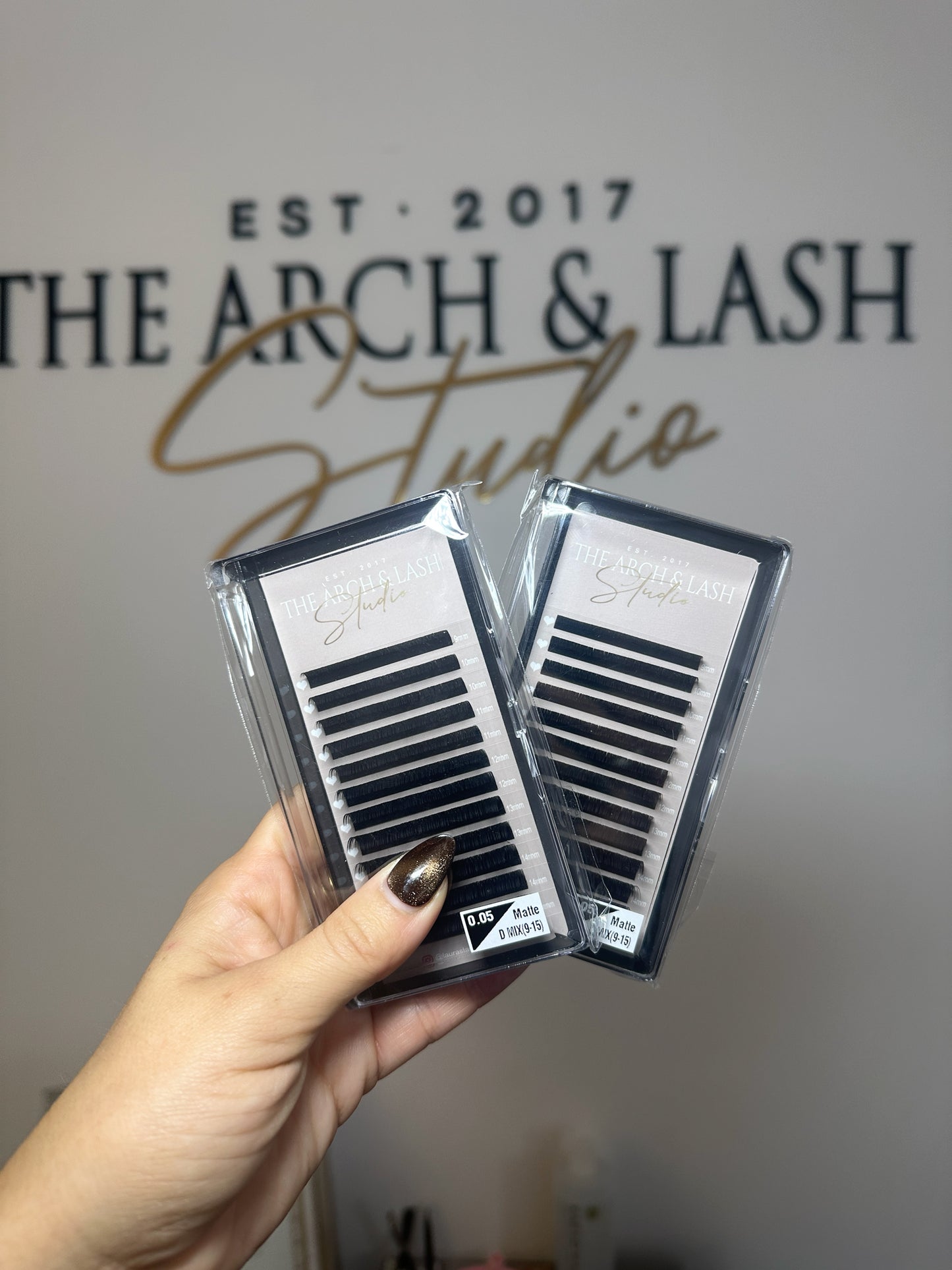 Premium matte volume lashes 0.05 D curl